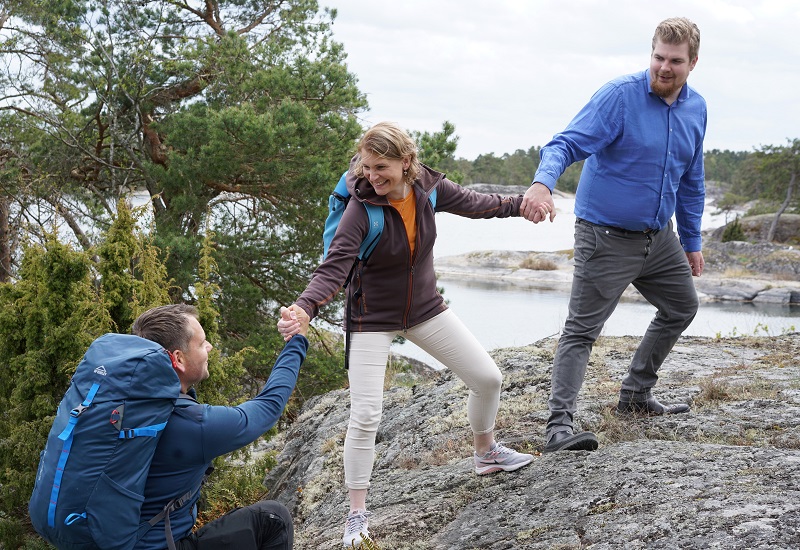 Mathias Karlsson, Linda Alakangas och Kenny Svahn